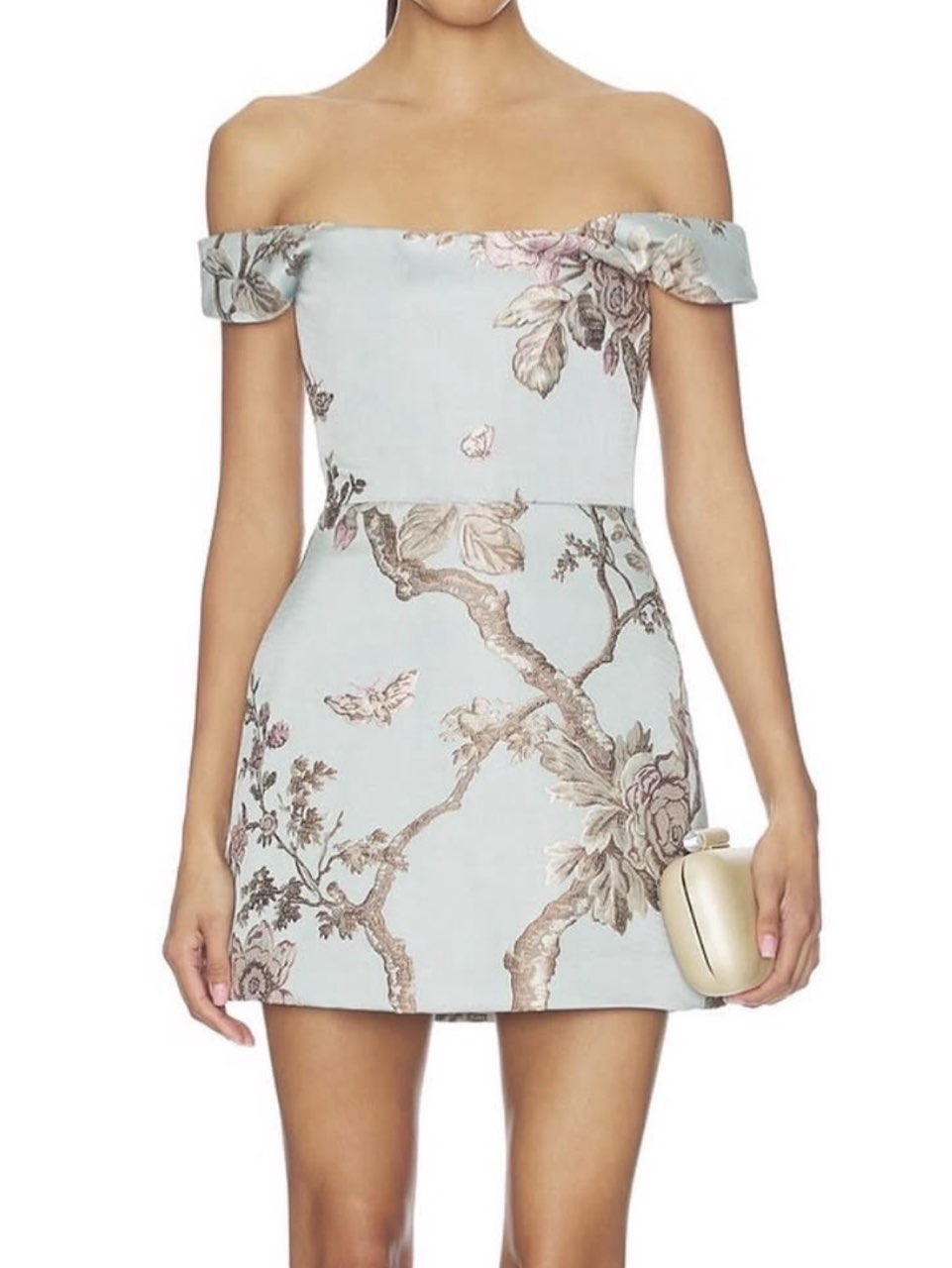 Bruna Brocade Mini dress