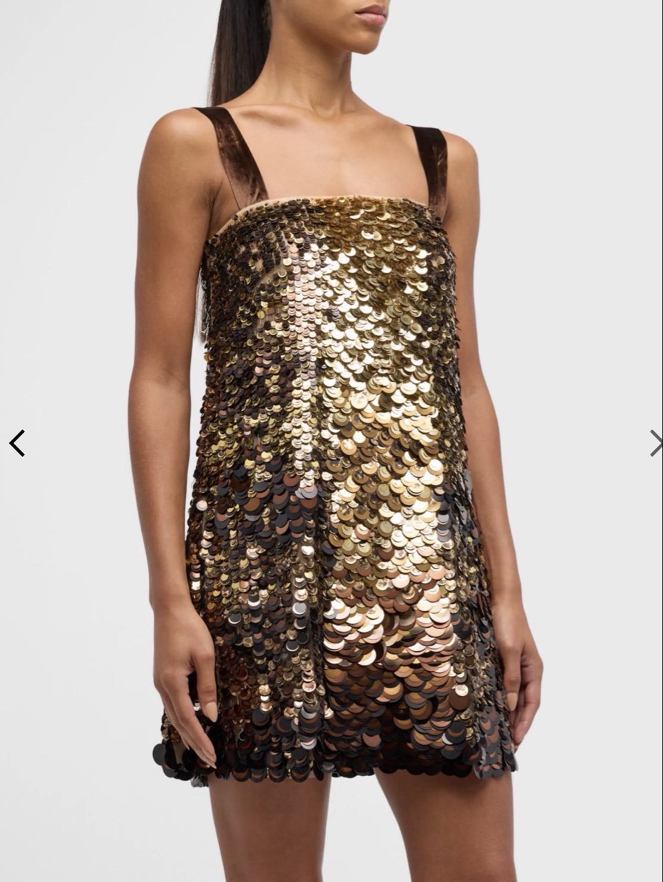 Oscar De La Renta Sequin Dress