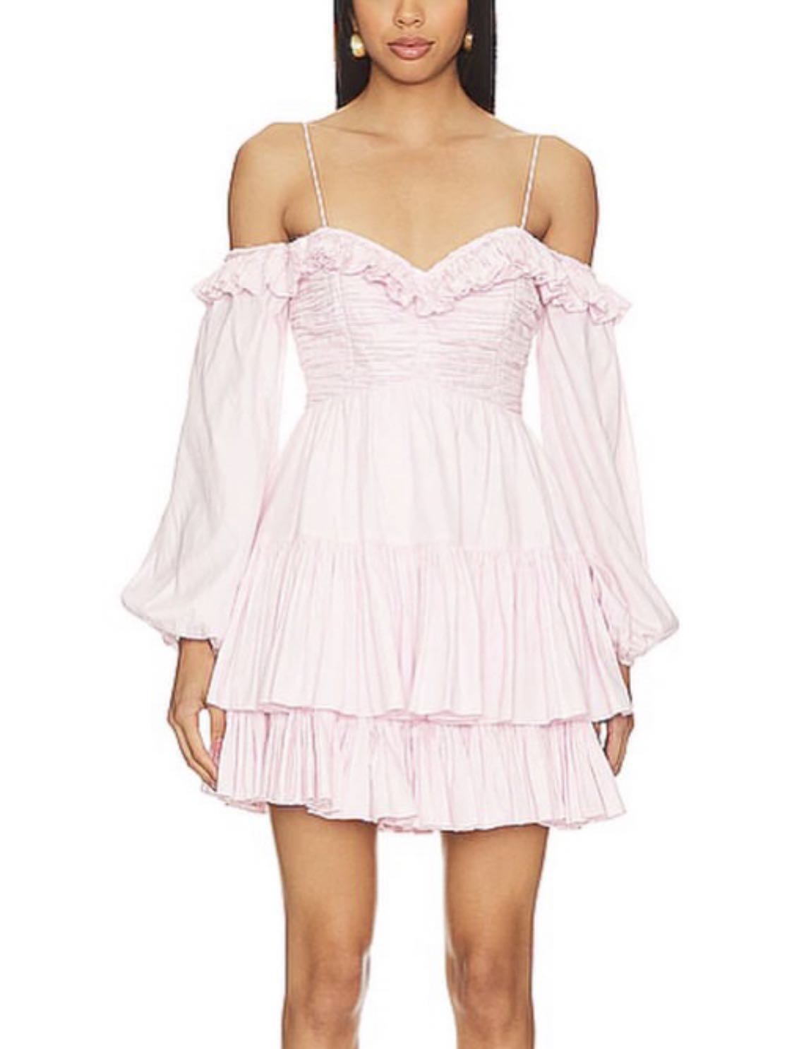 Loveshackfancy Zennia dress in the Pink Lotus