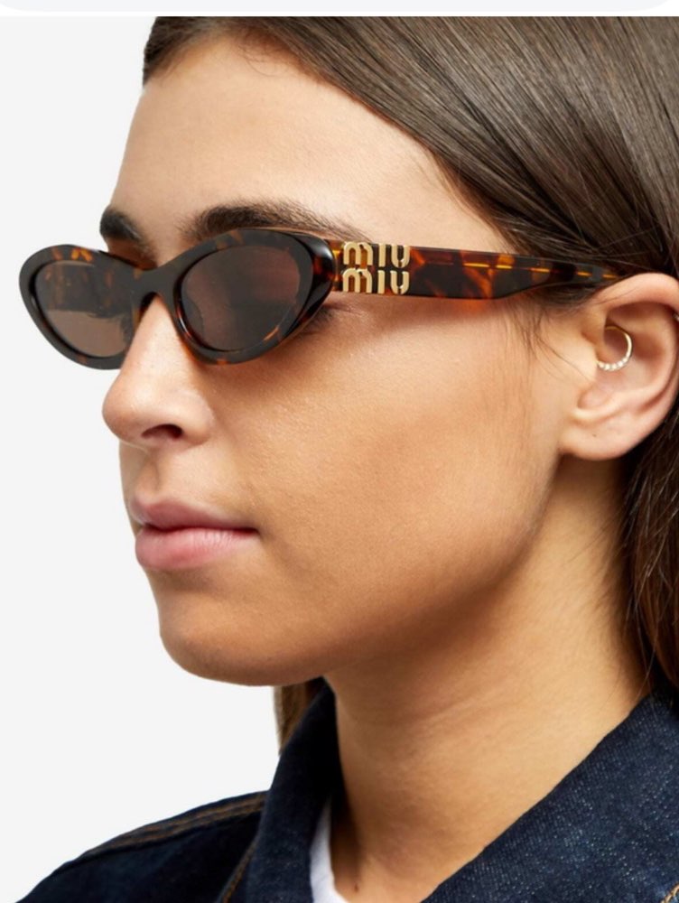 Miu Miu Tortoiseshell Cat-Eye Sunglasses