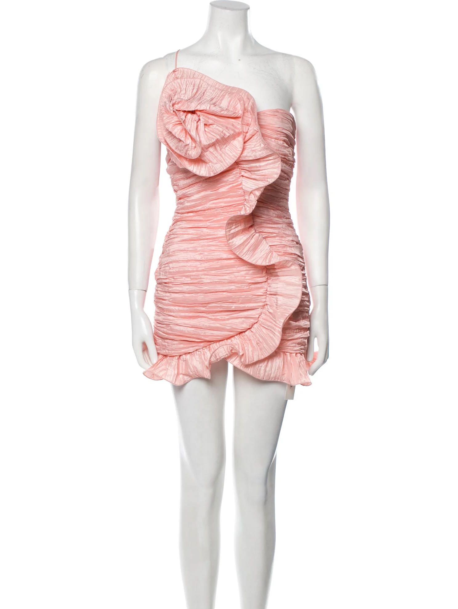 One shoulder mini dress