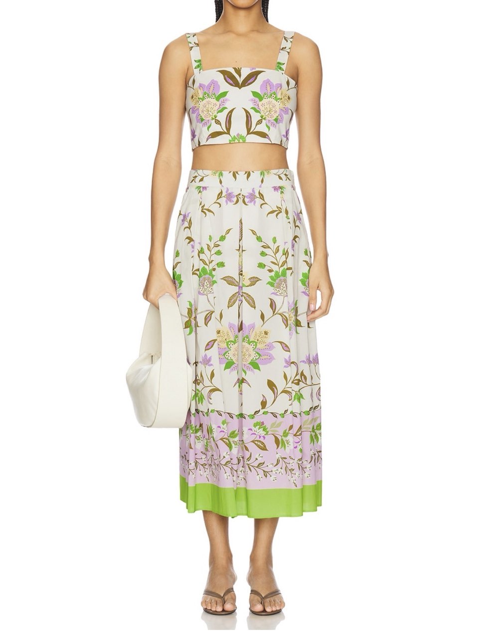 Top and skirt set in Secret Garden