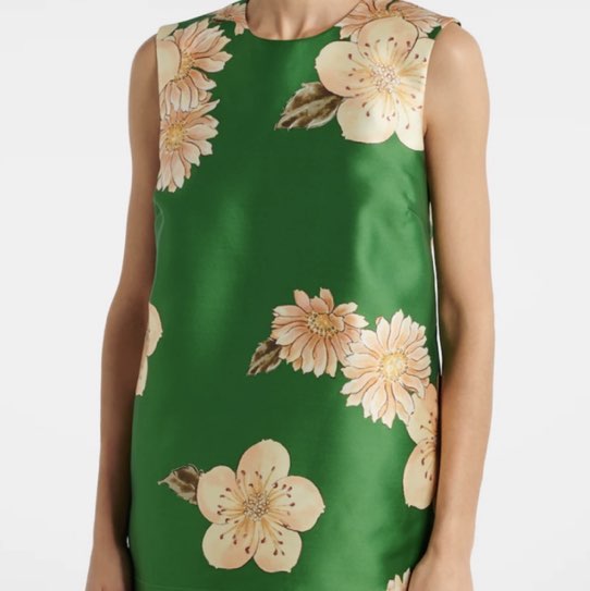 Alémais Sage Floral Top