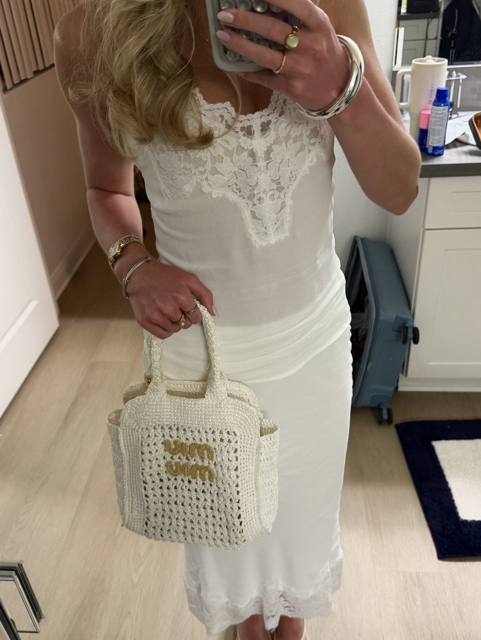 White lace set