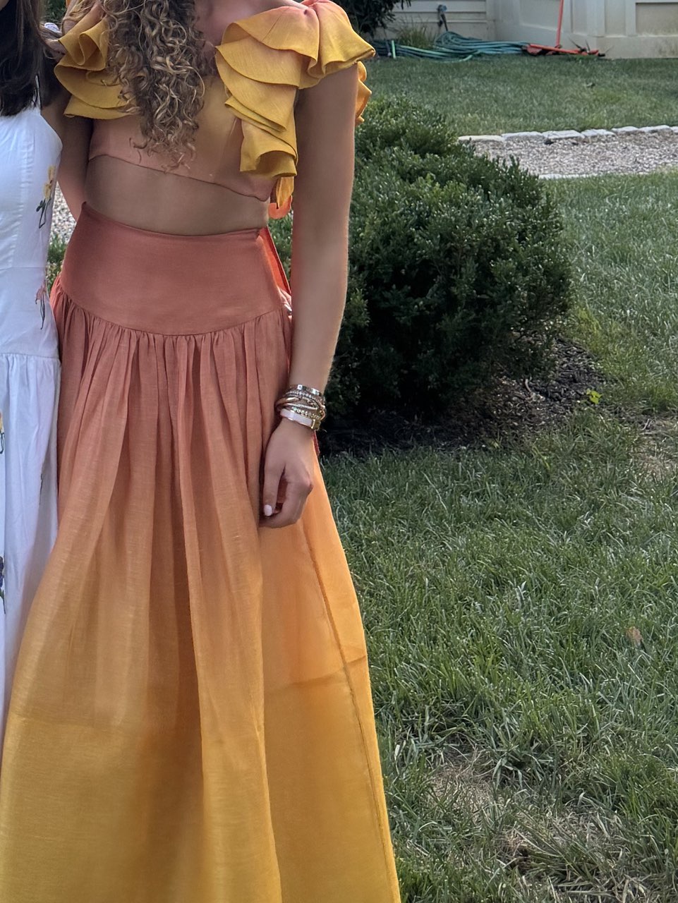 Zimmerman 2 Piece Set Orange Ombré