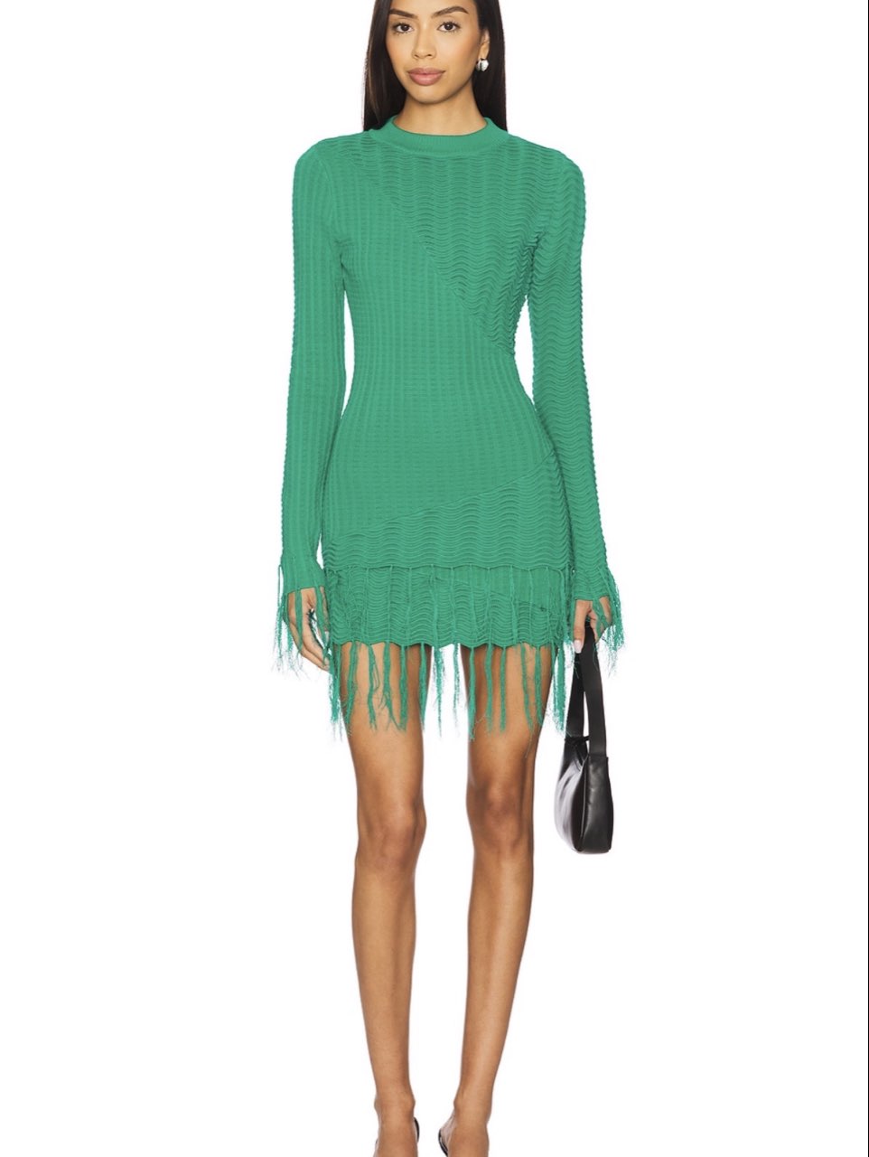 Freya Fringe Set in Green