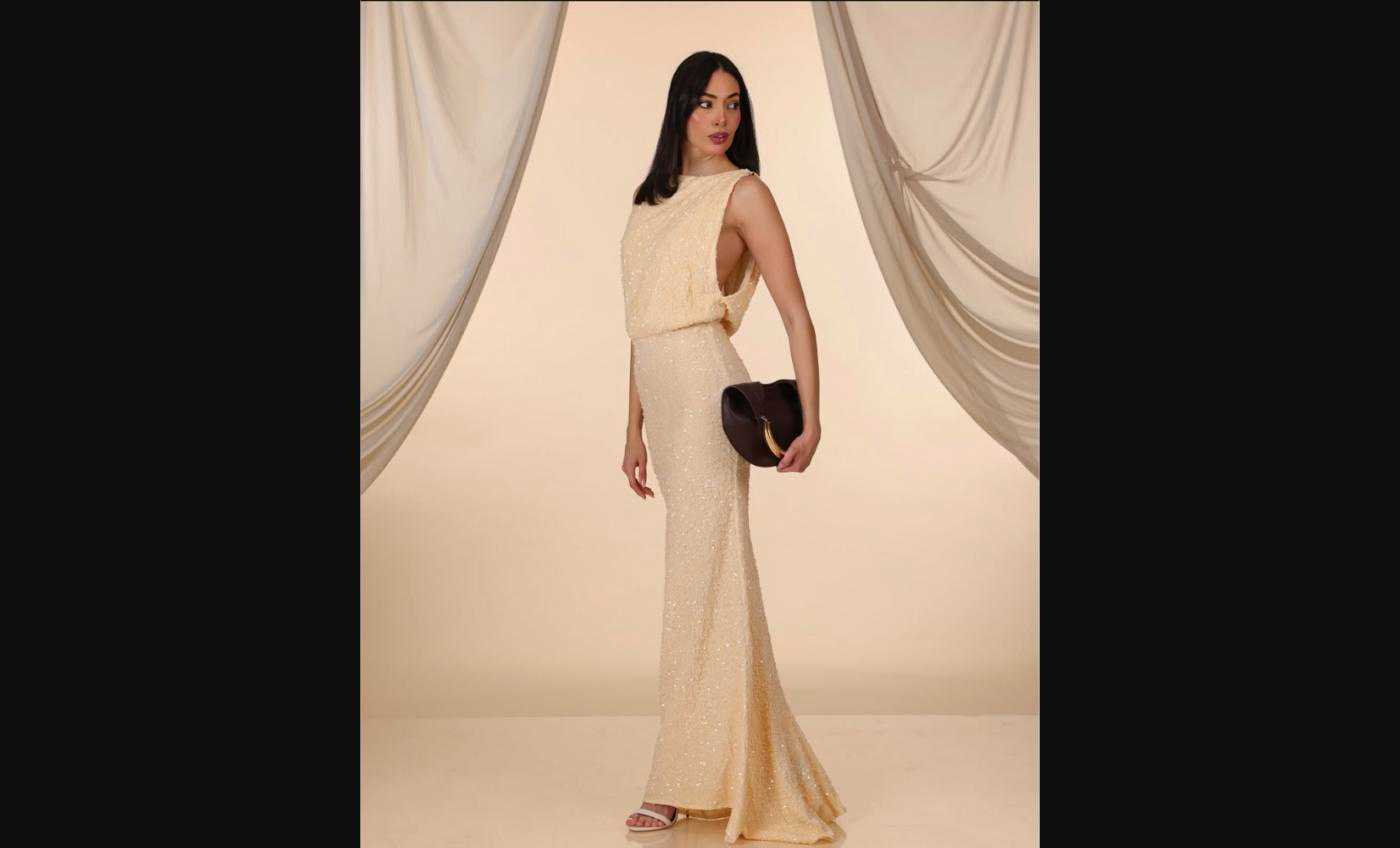 Elizabetta Franchi Yellow Dress