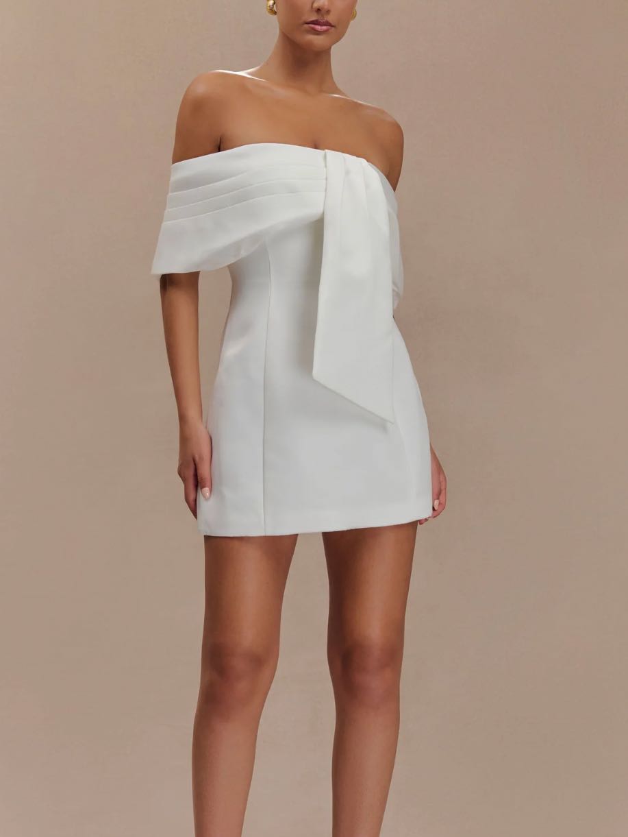 Mini White Dress