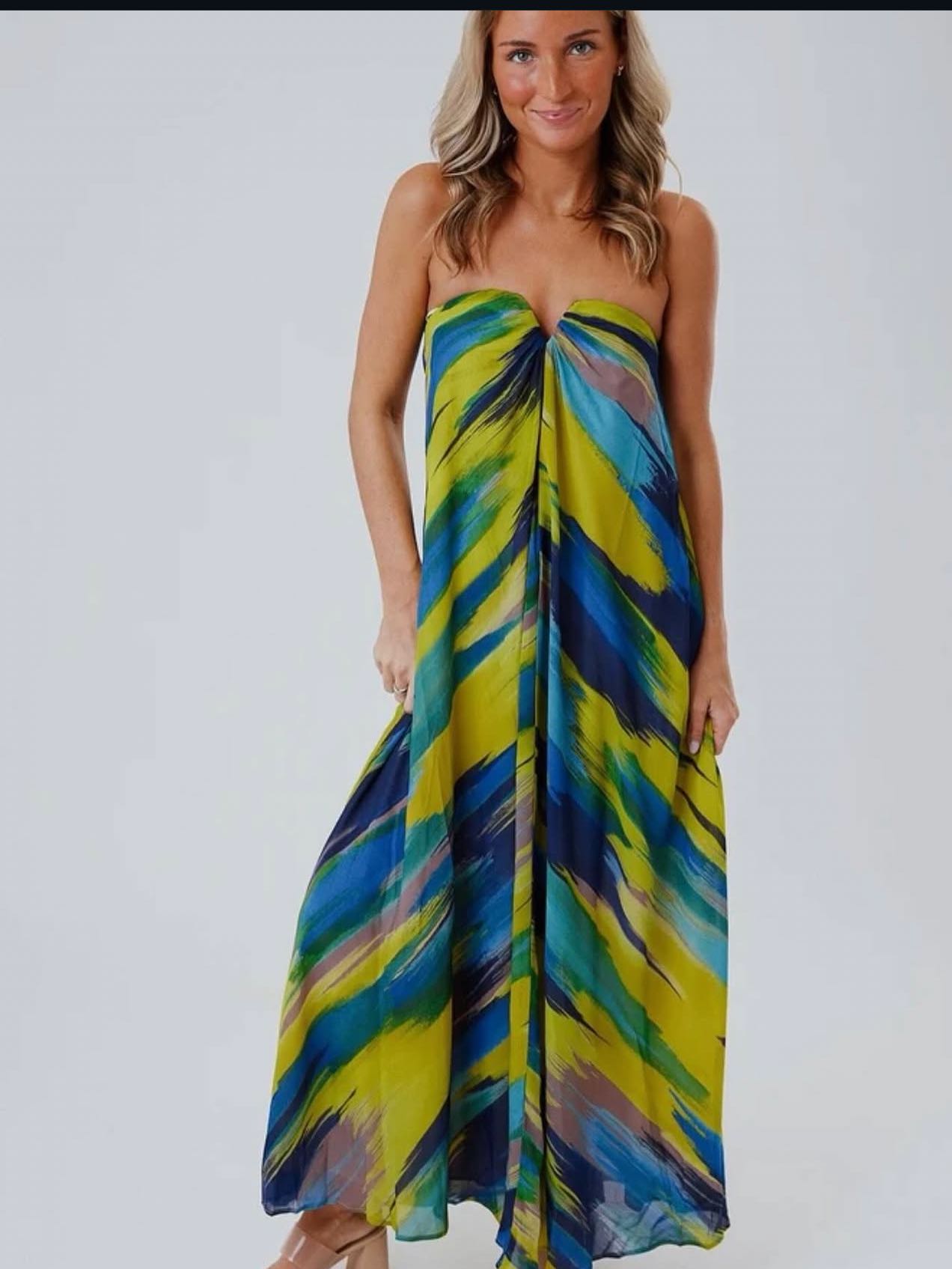 Triple Threads Maxi Dress