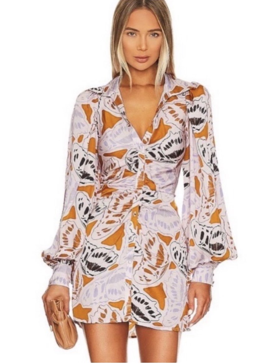 For Love & Lemons Butterfly mini dress