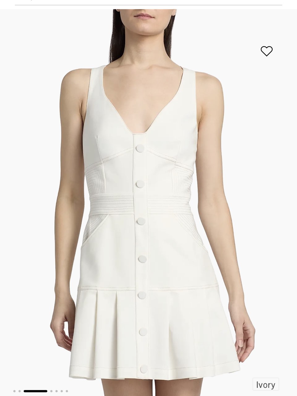 Olana Drop waist mini dress