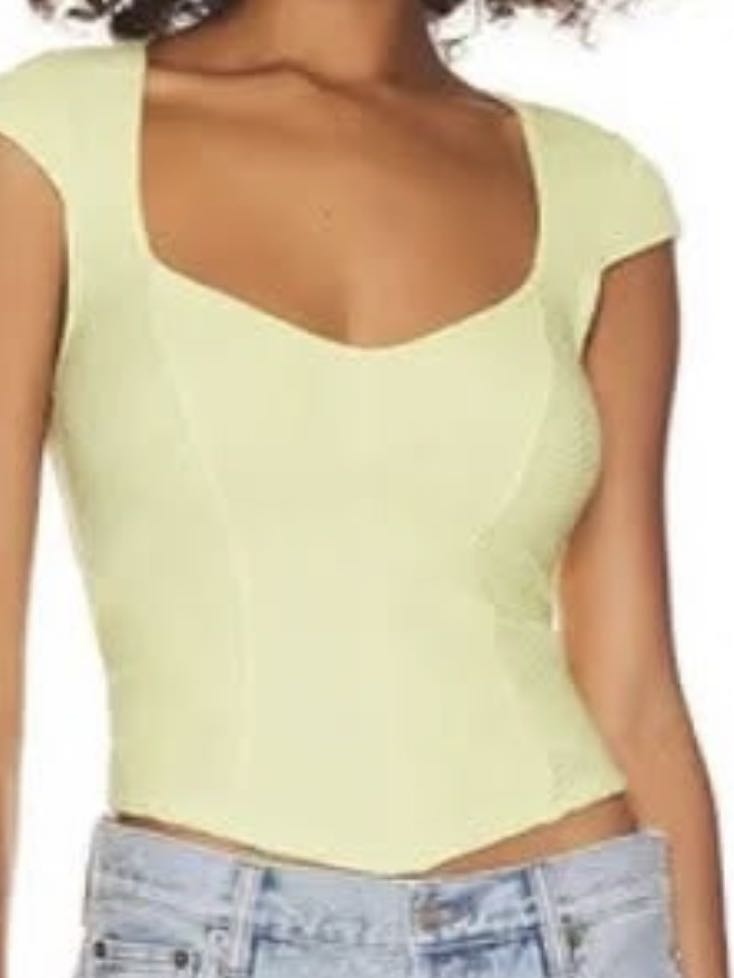 Square Neck Crop Top