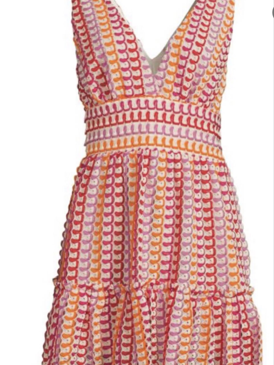 Patterned Mini Dress