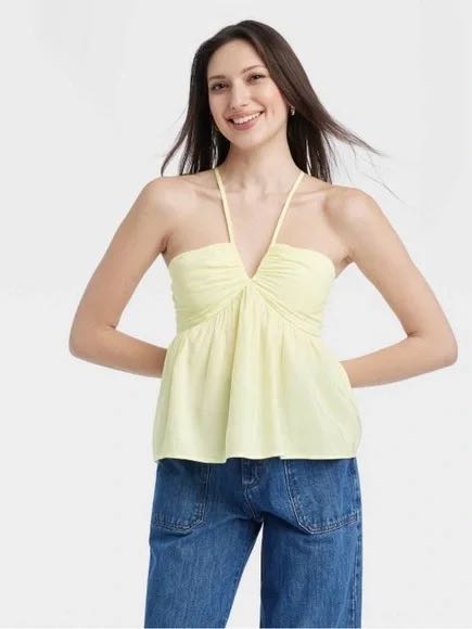 Yellow Halter Top