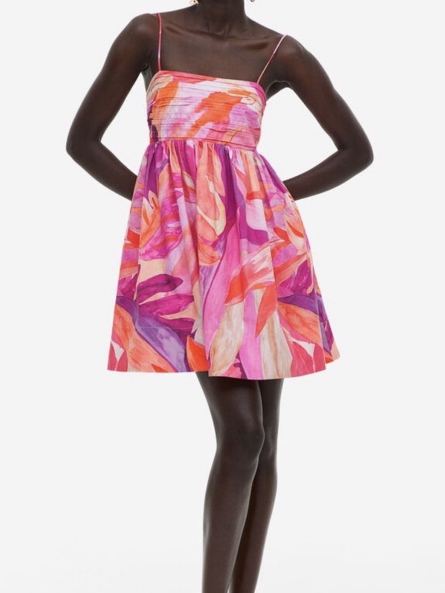 Floral mini dress