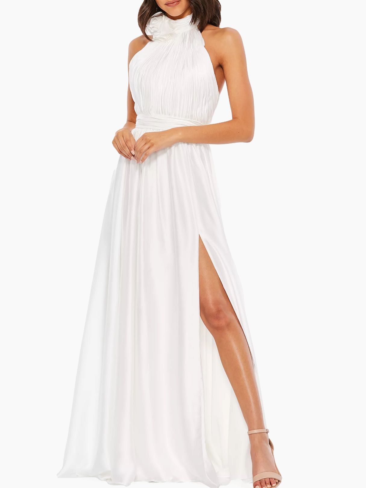 Chiffon Halter Gown