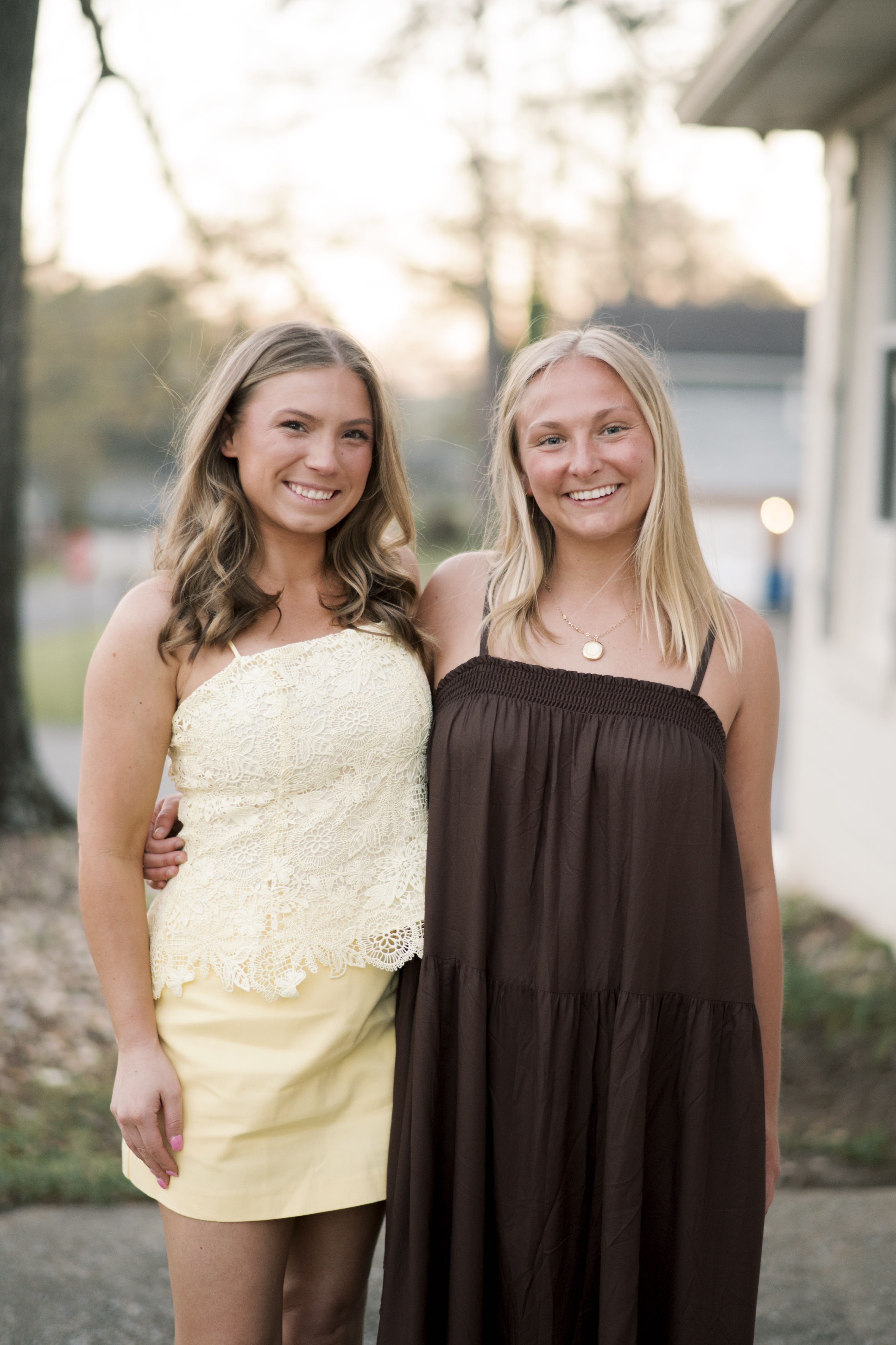 Yellow Lace Top With Skirt