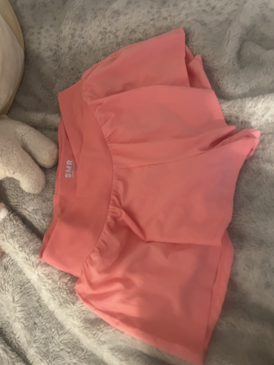 Coral Flowy Shorts.