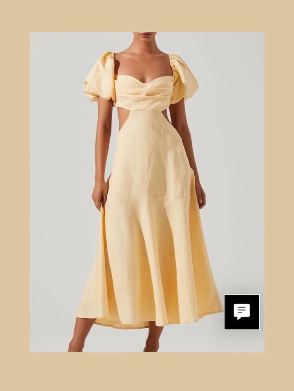 Cut out Midi dress
