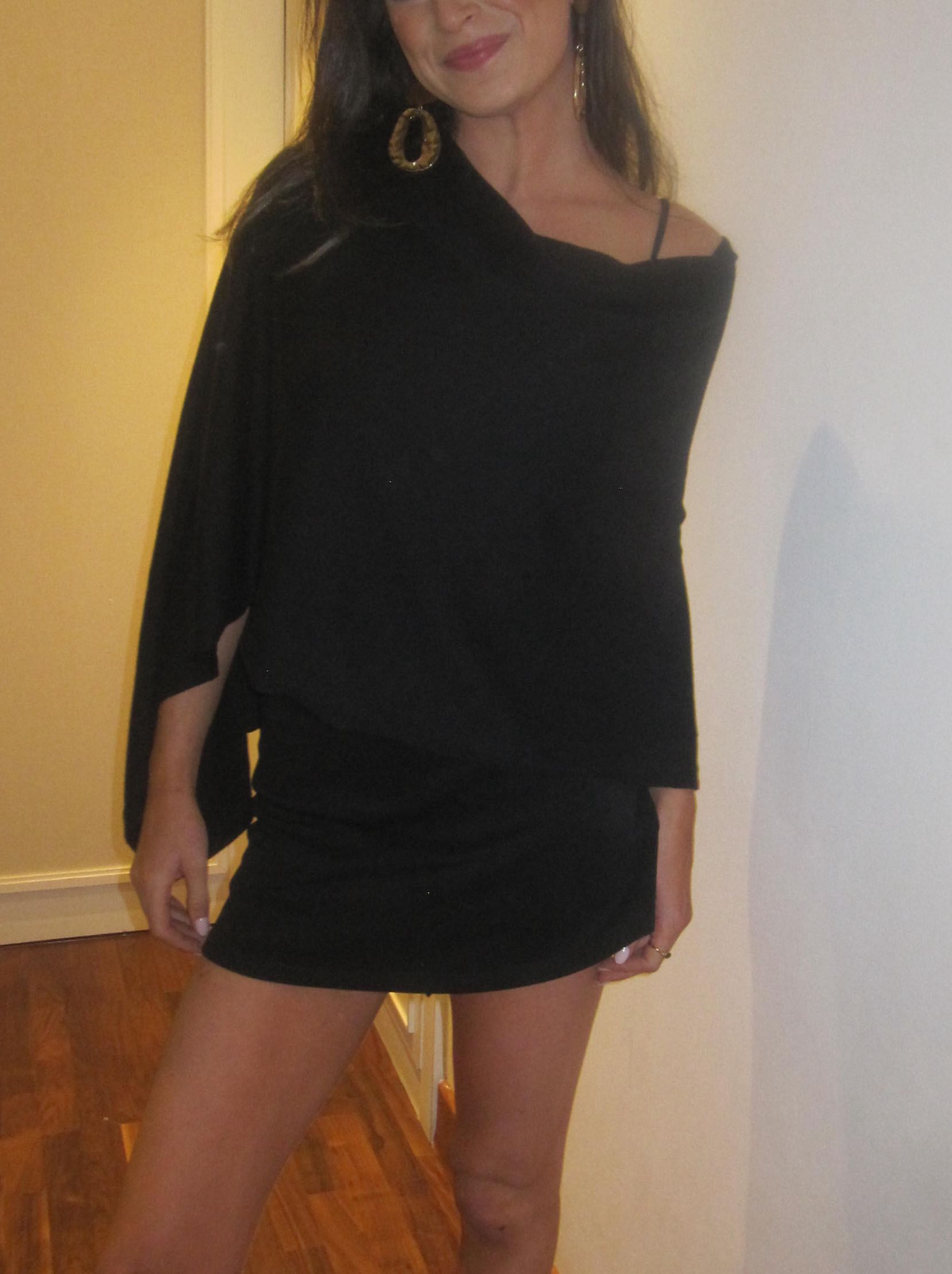 Black Off-Shoulder Top