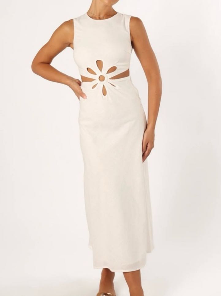 Petal and Pup Midi Dress