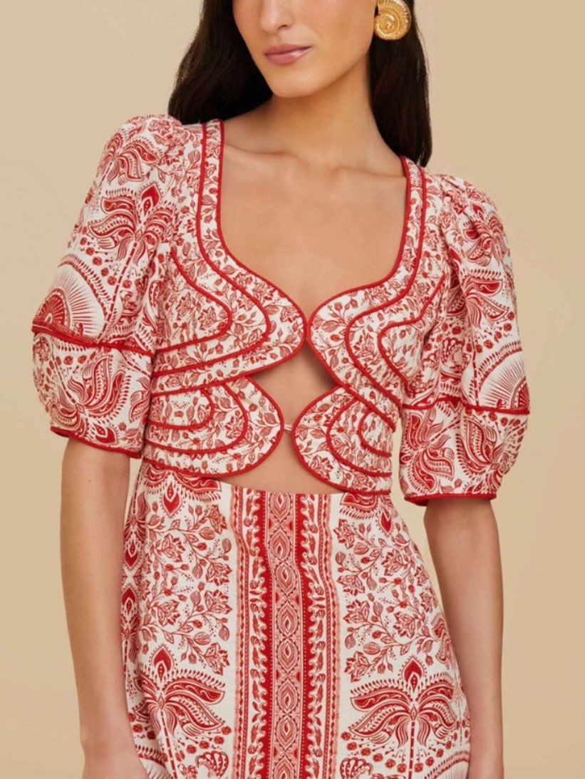 Red farm Rio mini dress