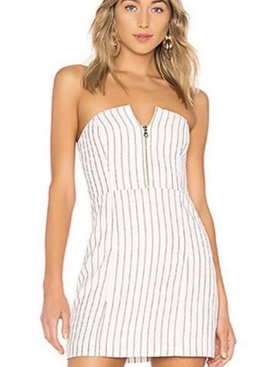Pinstripe Mini Dress
