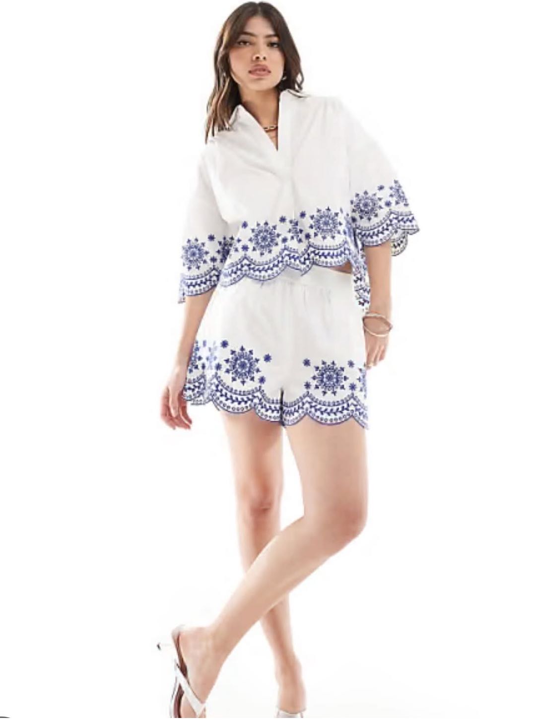 French Connection embroidered set