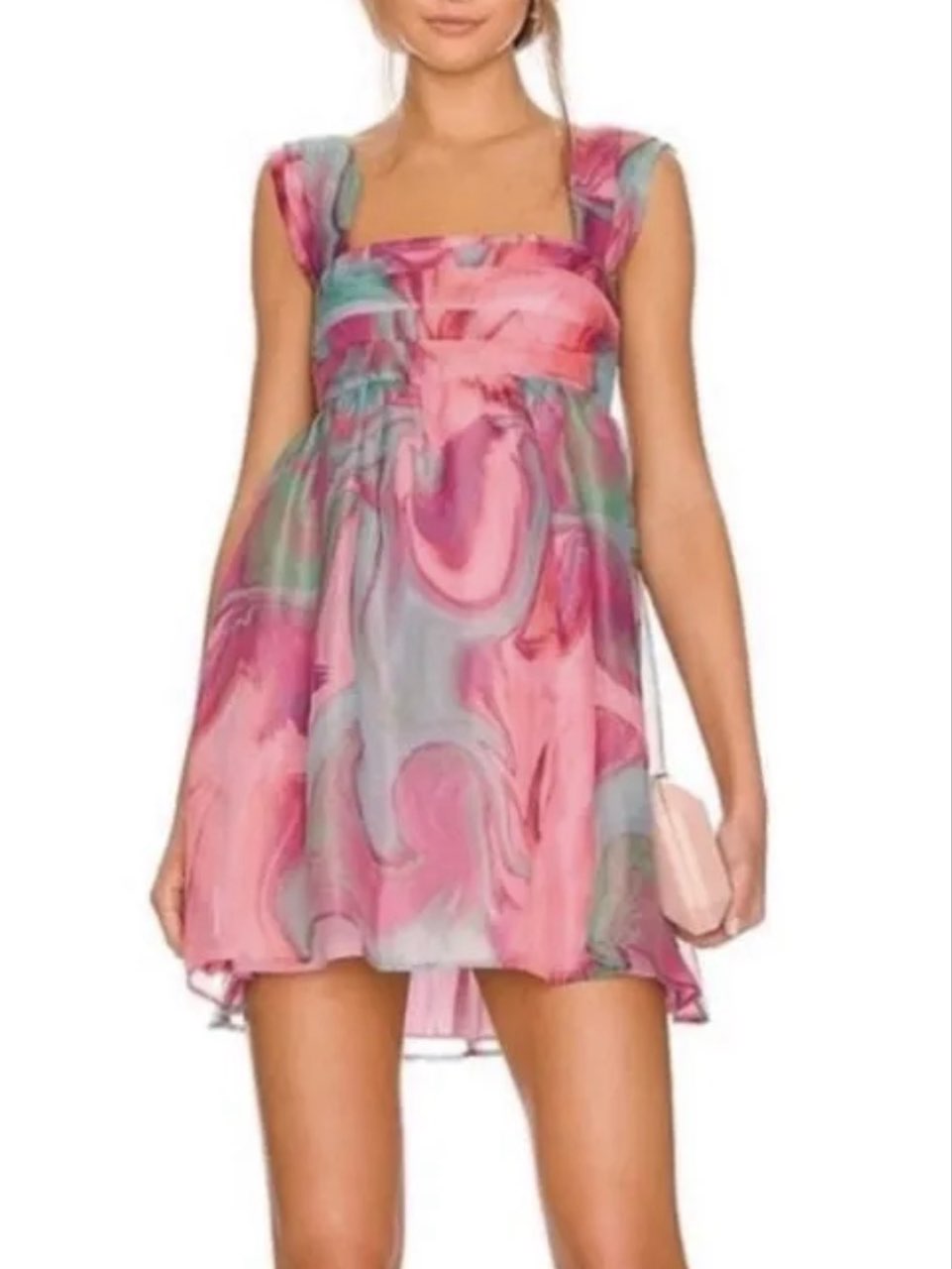 Colorful printed Mini Dress