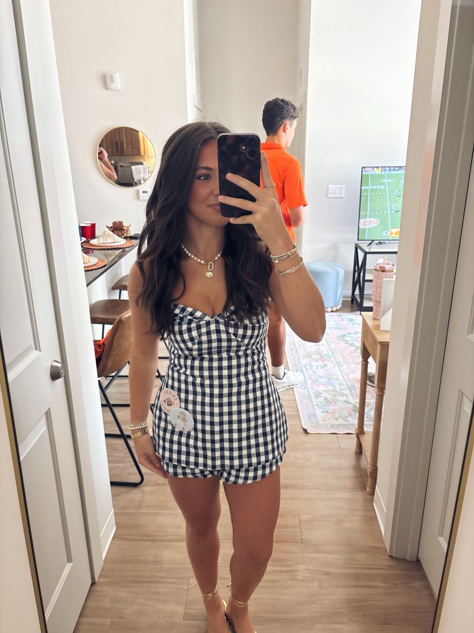 Amanda Uprichard plaid set