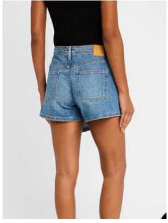 Asymmetrical Denim Skort