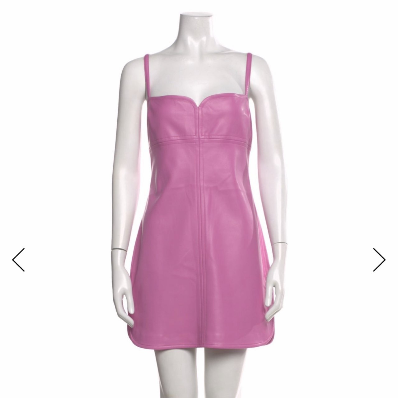 Alexis Orchid Vegan Leather Nixie Dress