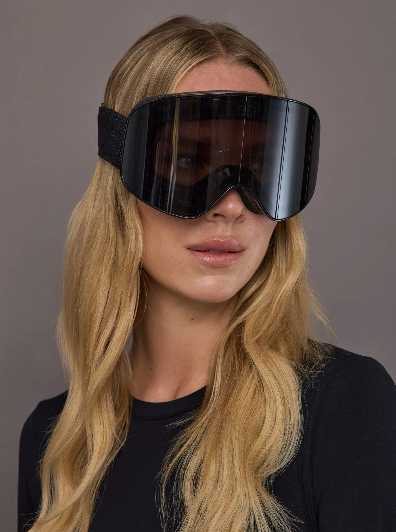 Black Ski Goggles