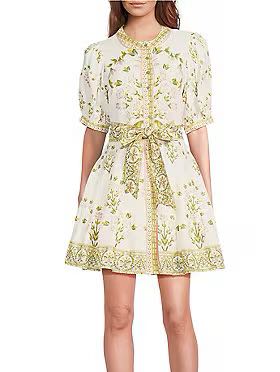 Floral Short Dress