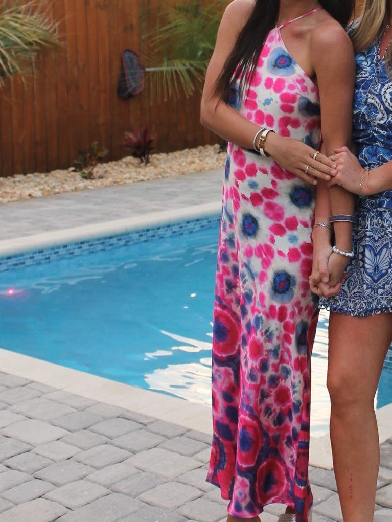 Silk maxi