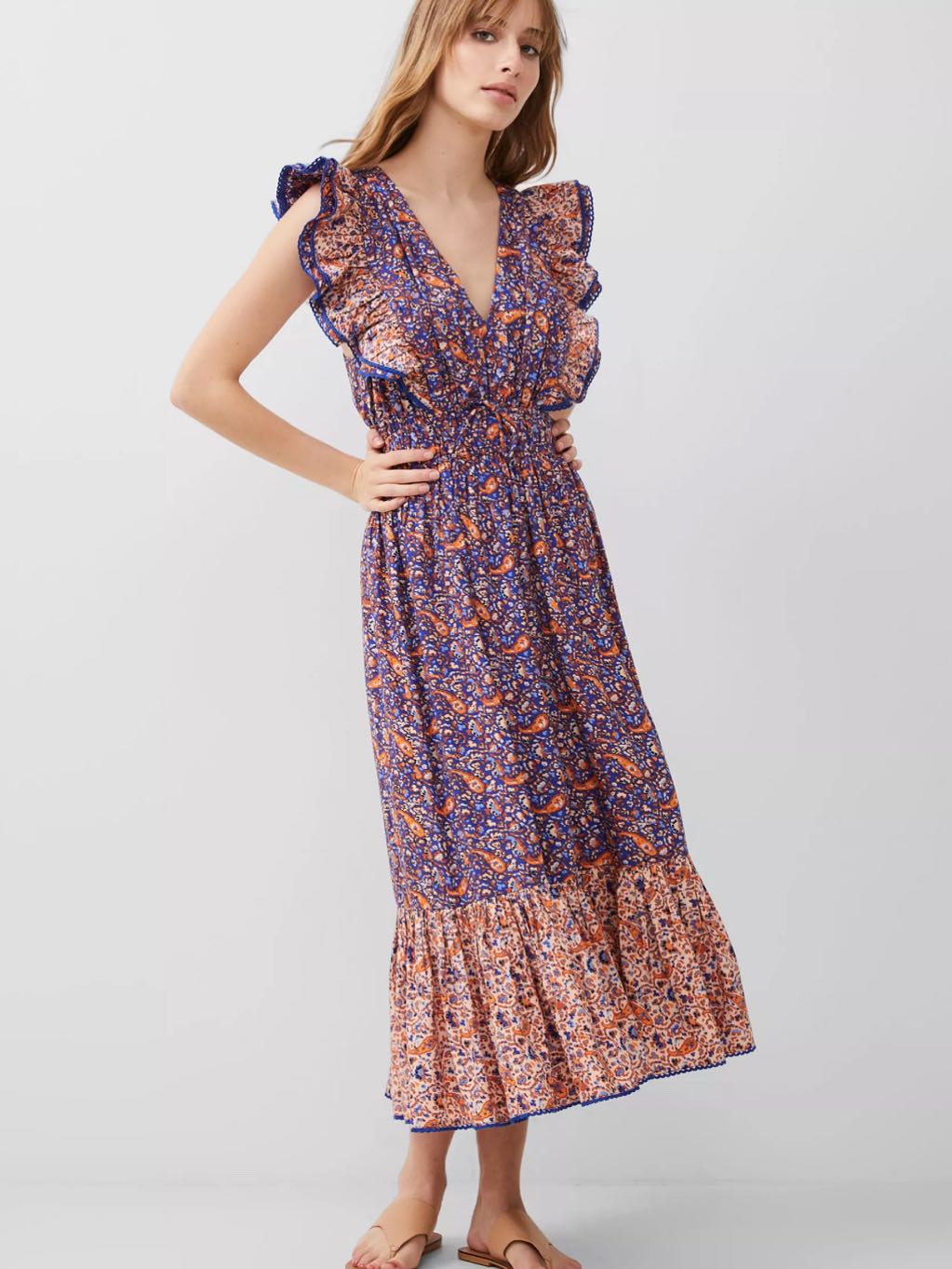 Anathia Blaire Printed Cotton Dress