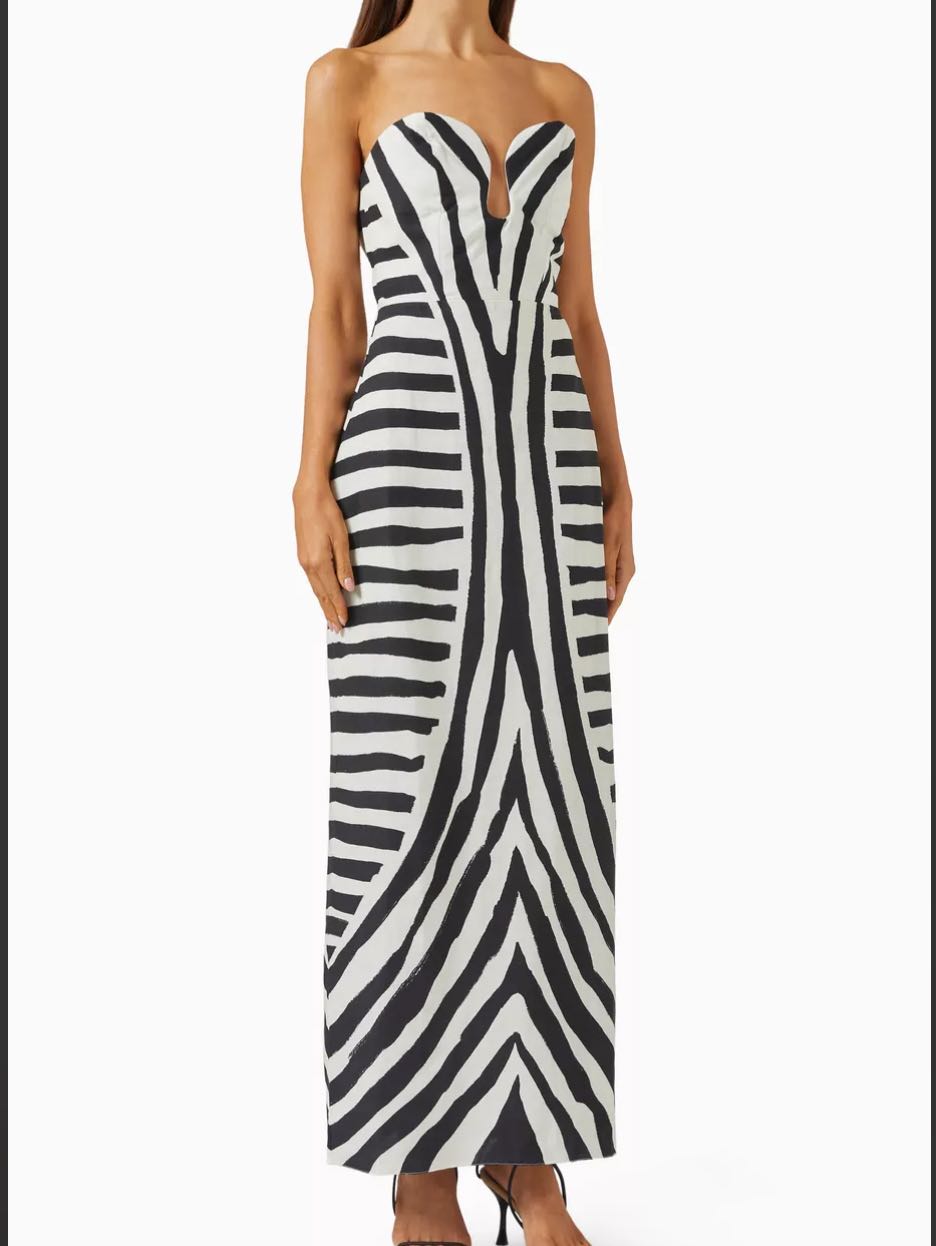 Cala de la Cruz maxi print dress