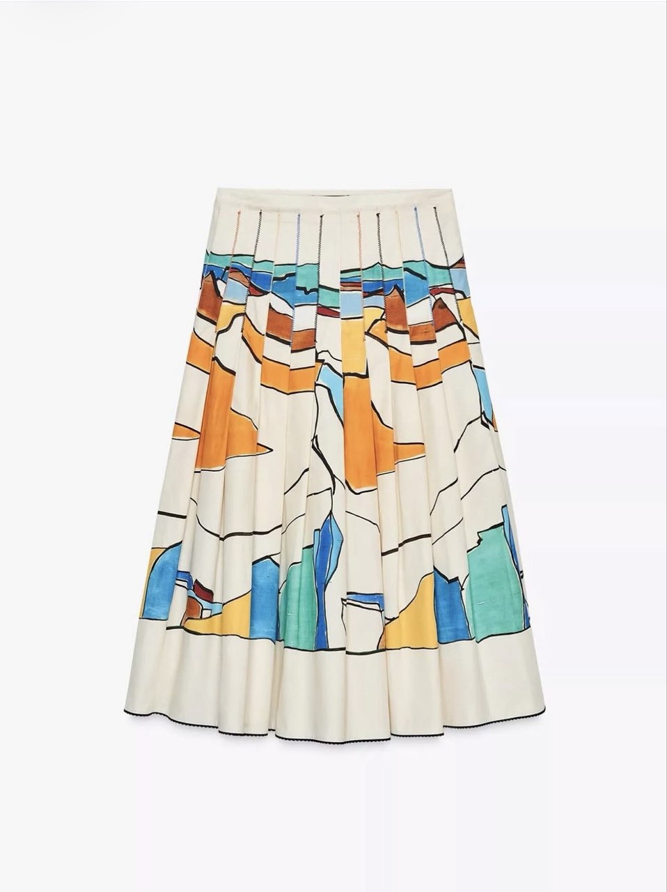 Zara ZW pleated skirt