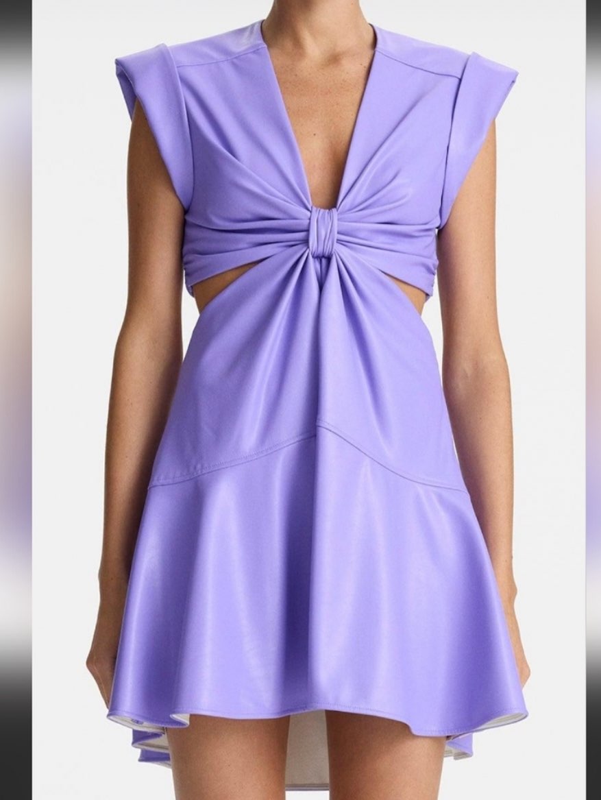Lilac Cutout Mini Dress