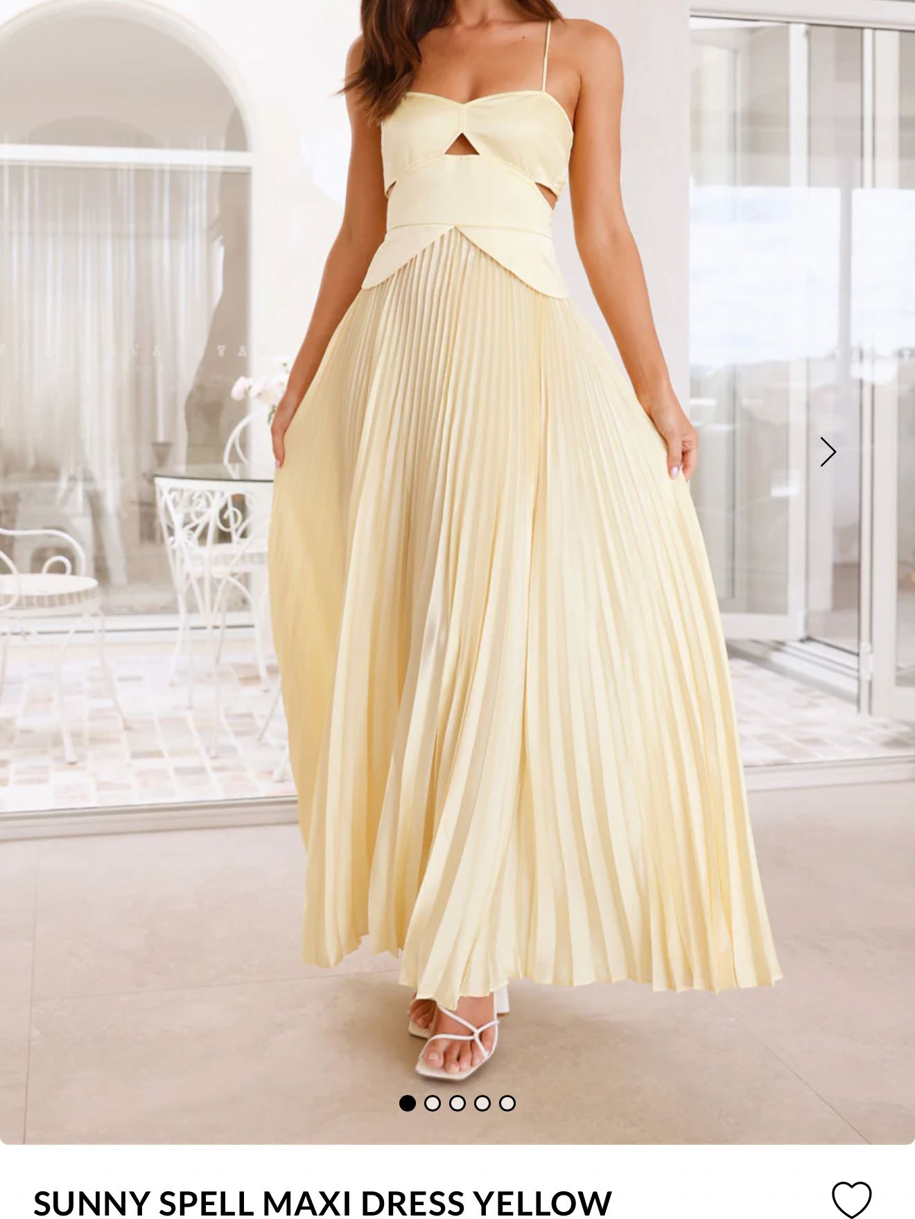 Yellow maxi