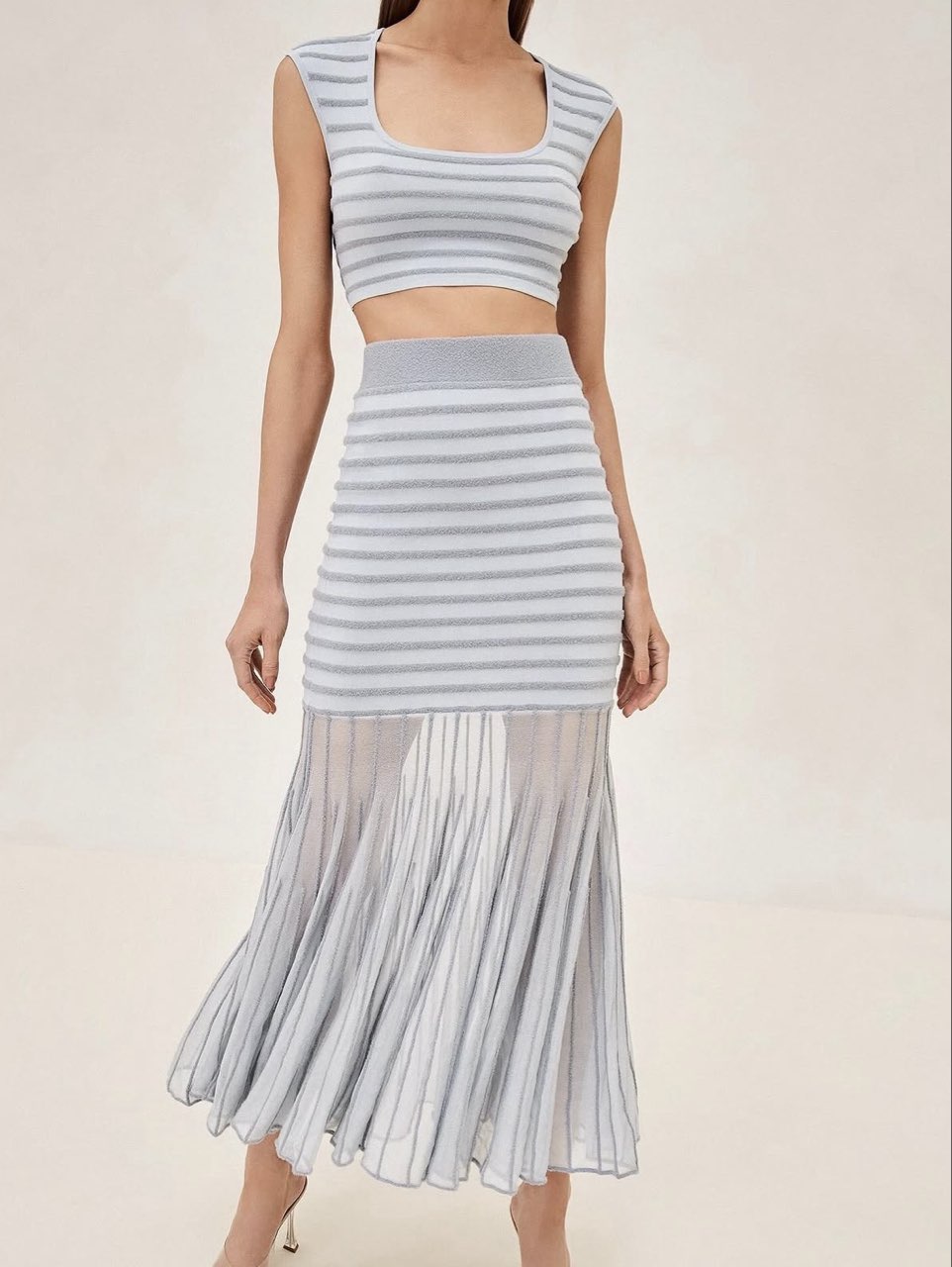 ALEXIS emillie franki set in powder blue