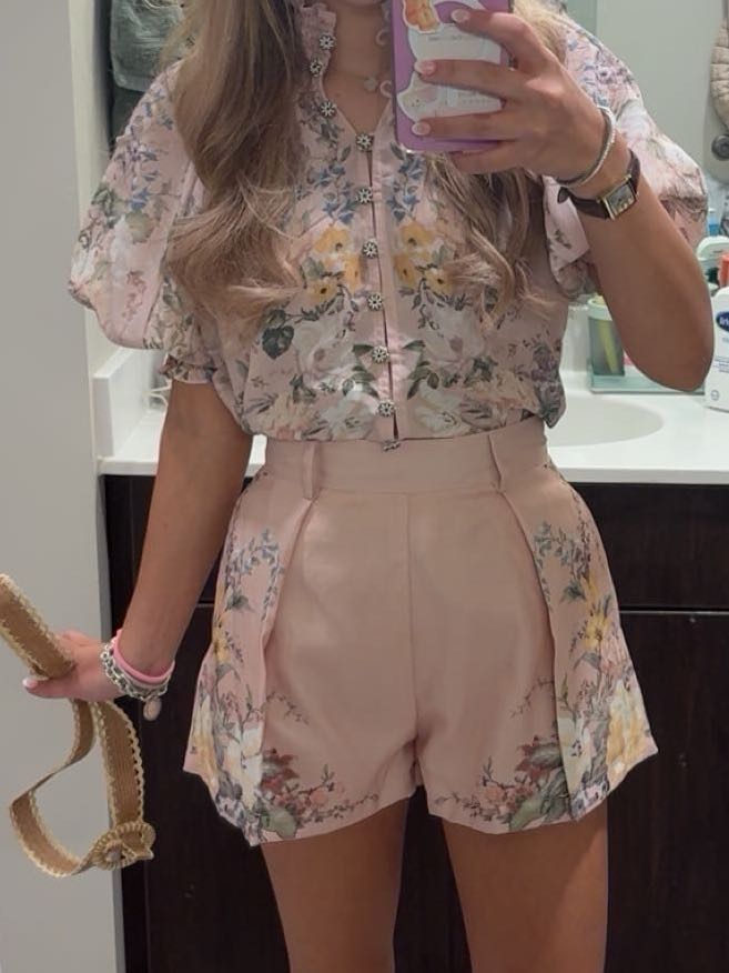 Zimmerman look alike shorts set