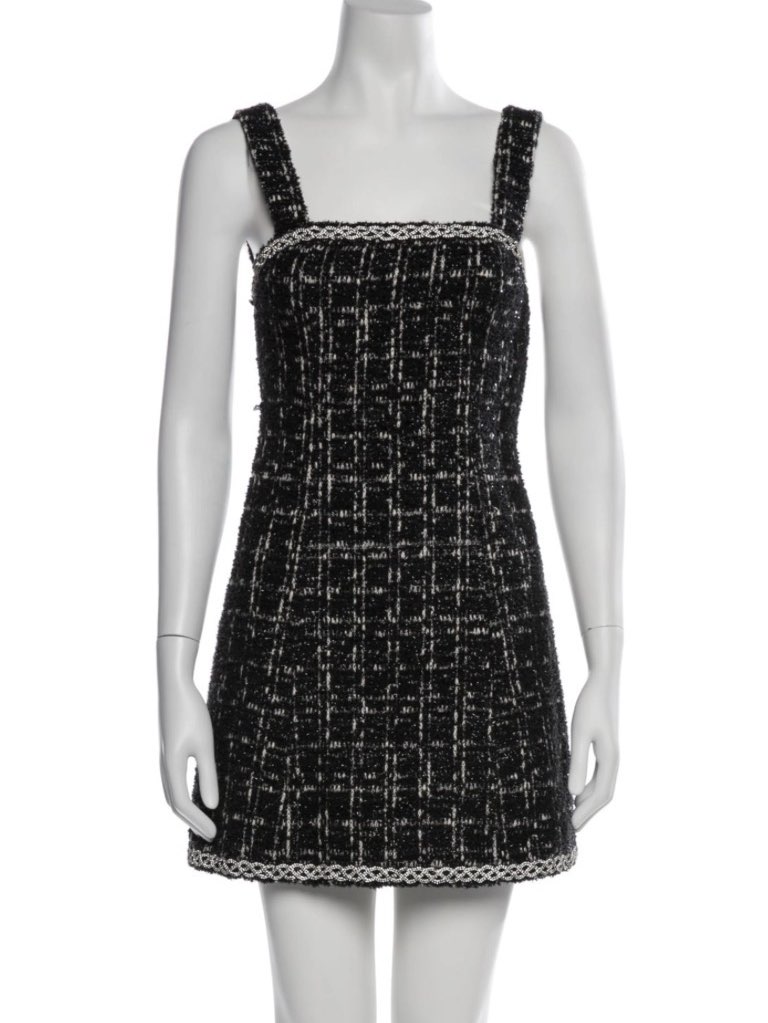 Tweed Embellished Mini dress