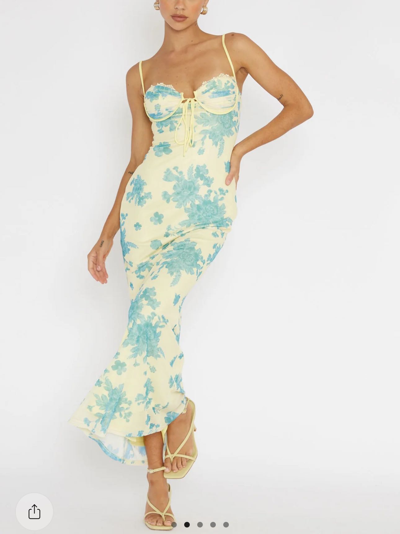 Fortune Floral Midi Dress