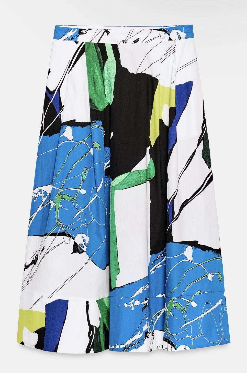 Zara Abstract Print Skirt