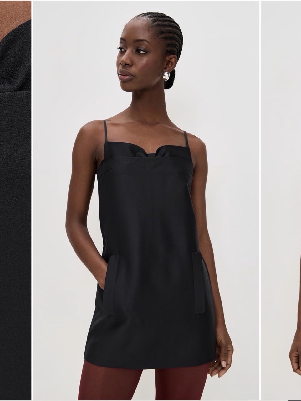 Black Mini Slip Dress