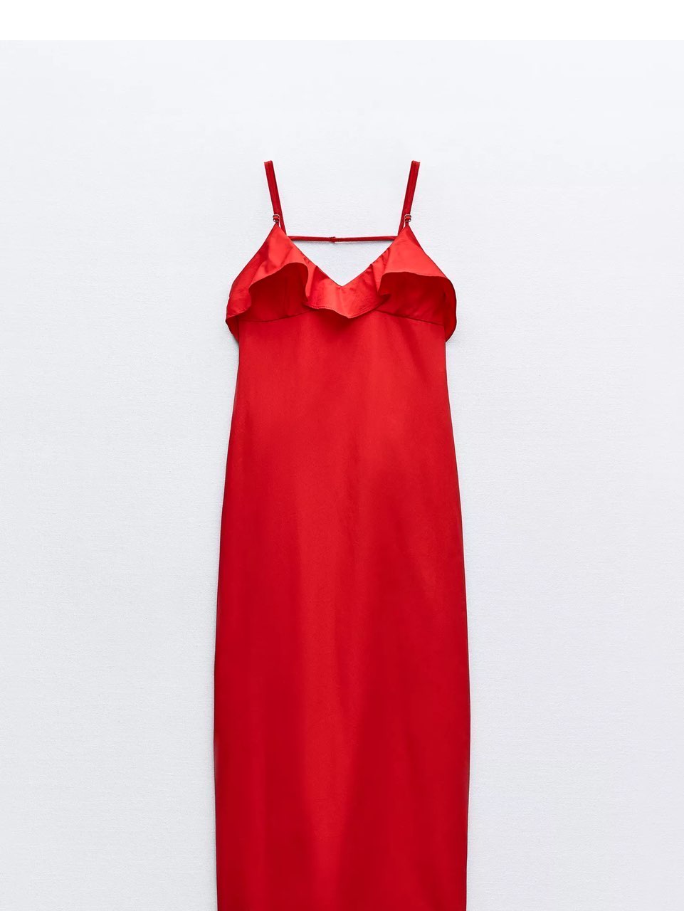 Ruffled red dress