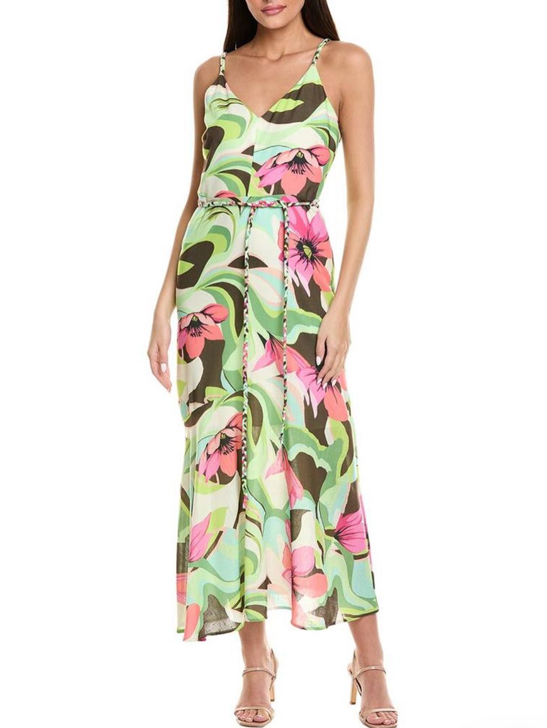 Palm Royal Midi Dress