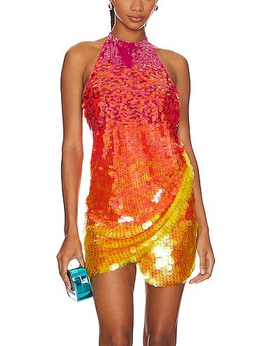 Ombré Sequin Dress