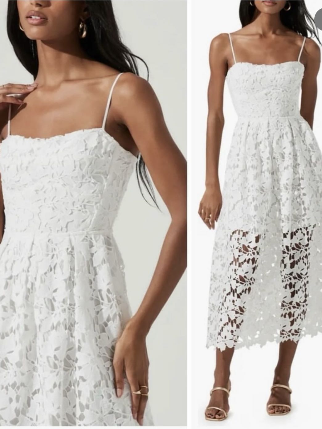 White ASTR the label dress